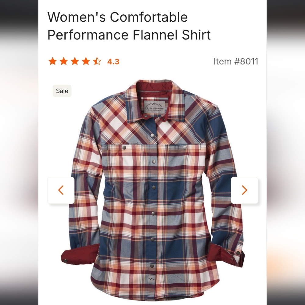 Legendary Whitetails Performance Flannel